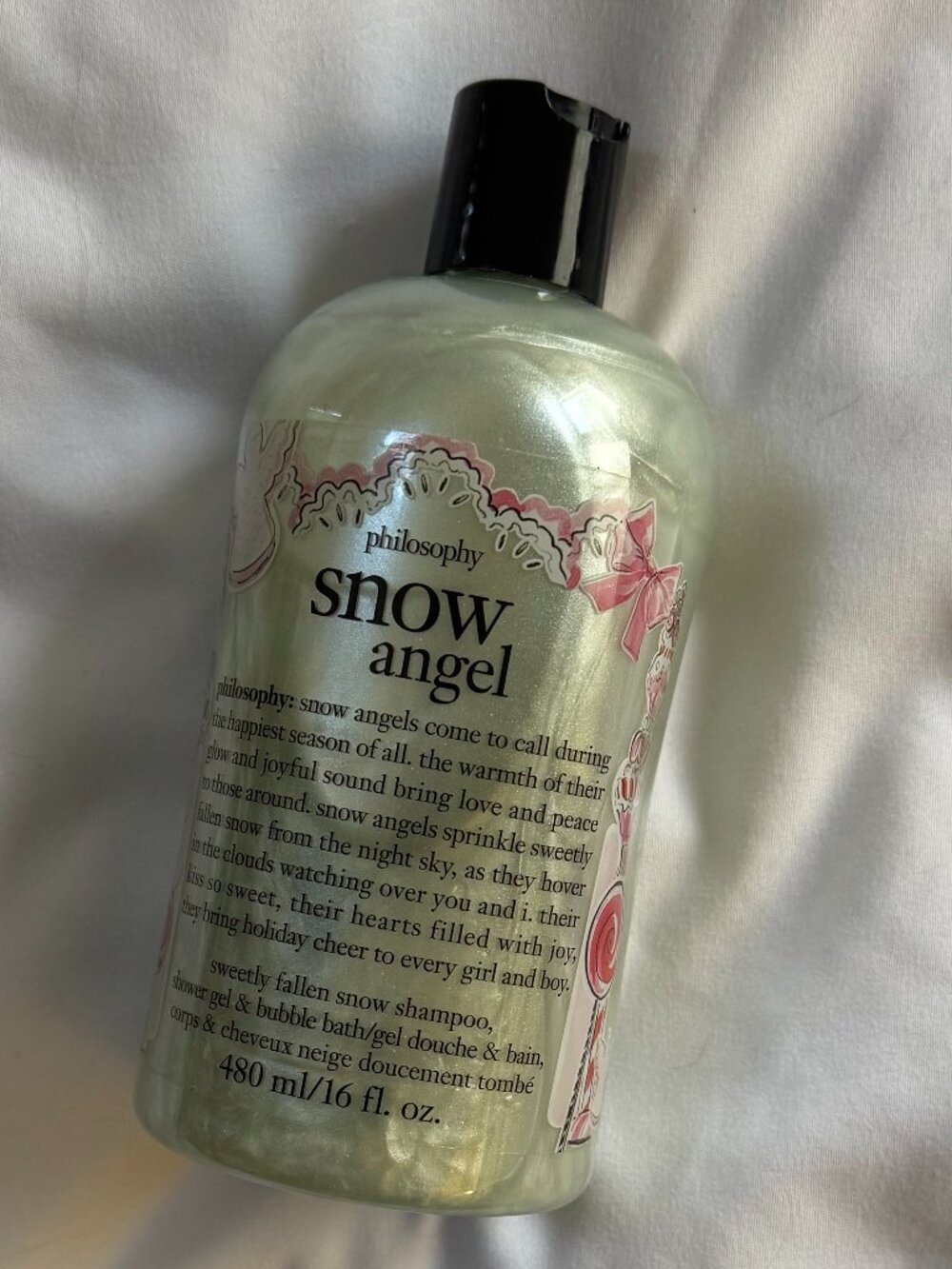 Philosophy Snow Angel Shower Gel/Bubble Bath, 16 oz.